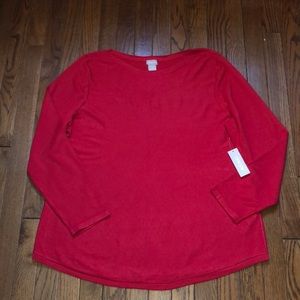 NWT Chico’s knit lightweight sweater Size XL